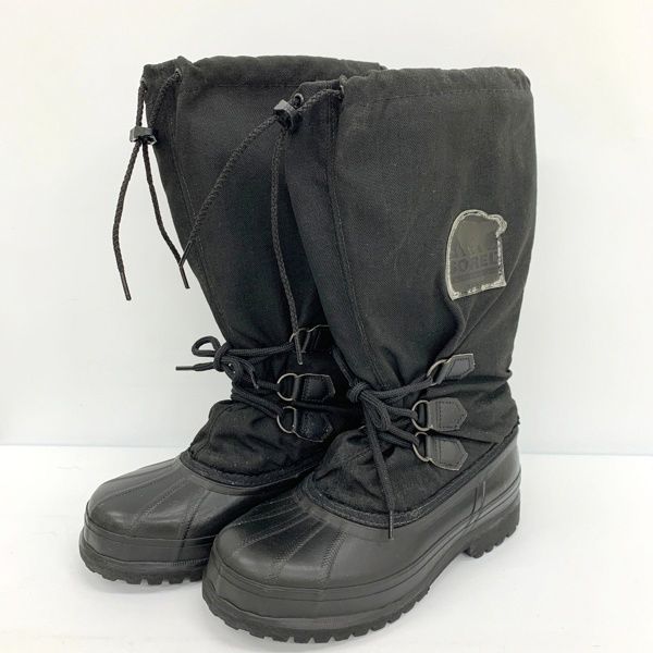 SOREL スノーブーツ ロングブーツ ブラック ソレル ロングブーツ スノーブーツ シューズ 防寒 防水 アウトドア