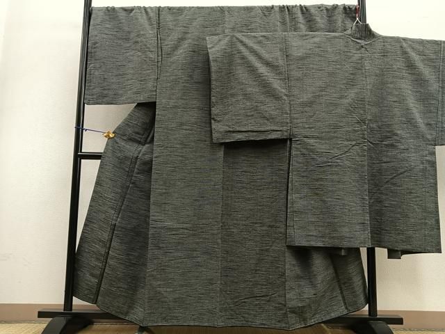 平和屋着物男性　紬　アンサンブル　霞文　正絹　逸品　BAAO1646ph
