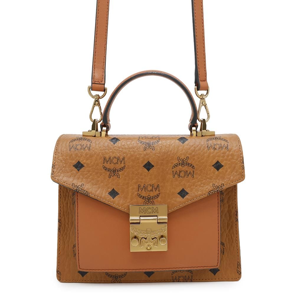 ✨希少✨ MCM ヴィセトス モノグラム レザー フラップ ショルダー 