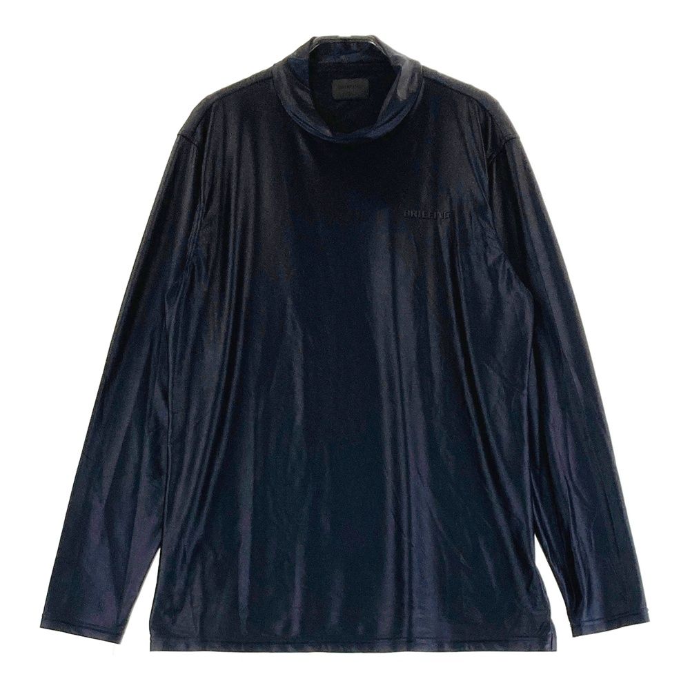 サイズ L BRIEFING GOLF ブリーフィング ハイネック長袖Tシャツ ブラック系 240101452617 ゴルフウェア メンズ ストスト