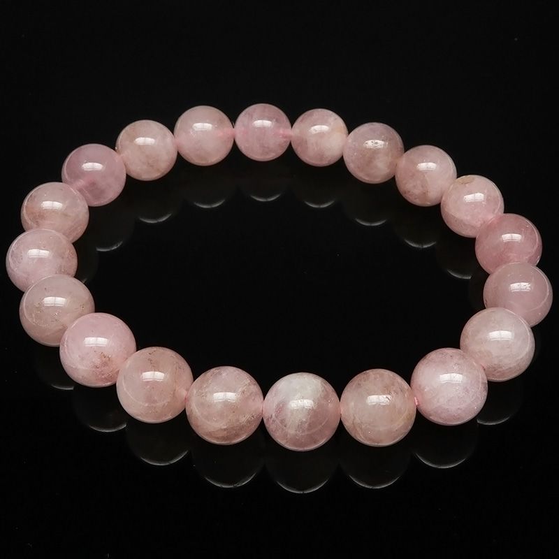 ピンクアクアマリン（モルガナイト） 丸玉ブレス 10mm No.2【1点もの