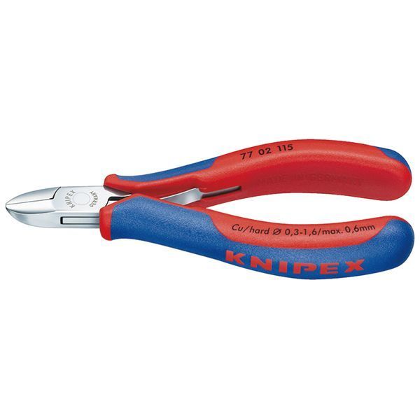 KNIPEX クニペックス エレクトロニクスニッパー コンフォート 全長115mm 7702-115