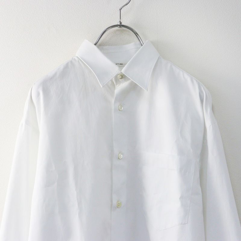 美品 定価3.8万 ジェービーアタイア J.B. ATTIRE Paris white shirts