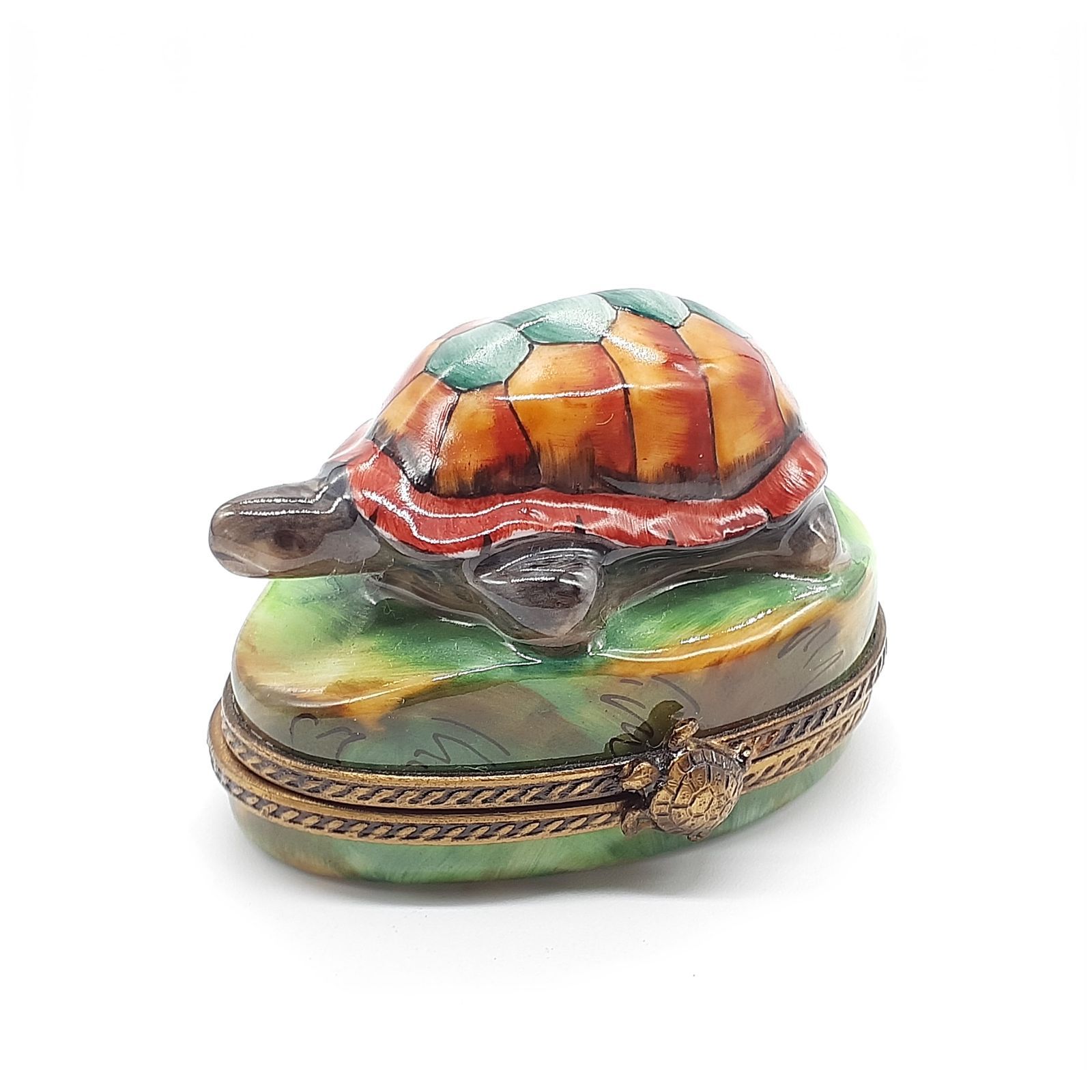 LIMOGES リモージュボックス フランス エナメル 小物入れ カメ - メルカリ