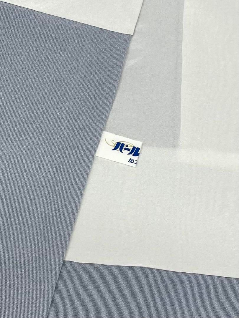 加賀友禅 佐藤克司 訪問着 落款入 兎 雪輪 正絹 パールトーン加工済