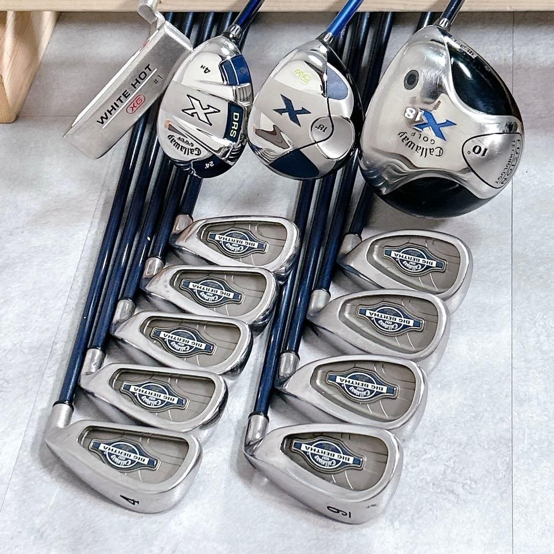 X932 バッグ キャロウェイ 他 メンズ ゴルフ クラブ セット 14点
