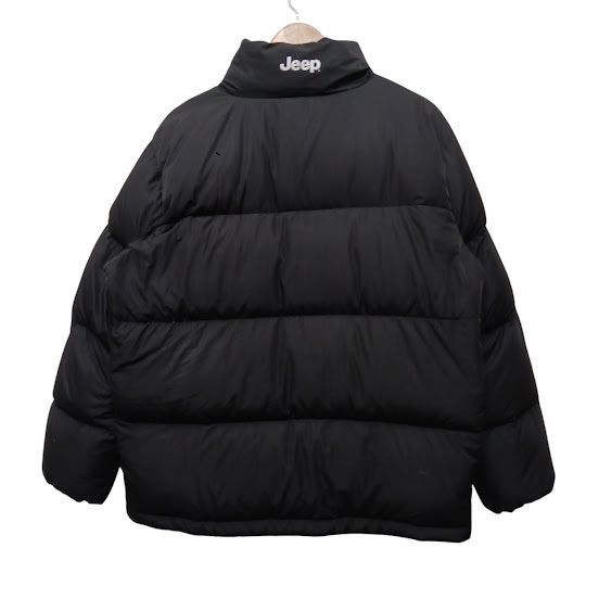22 Jeep ジープ ダックダウンジャケット スタンドカラー ブラック