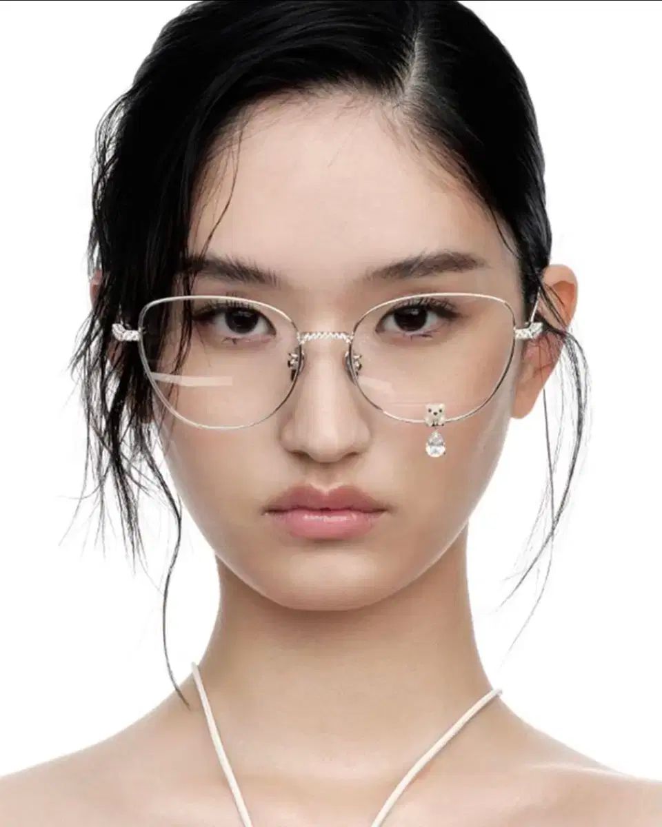 女性たち YVMIN 25fw 宝石 ドロップ ベア メガネ