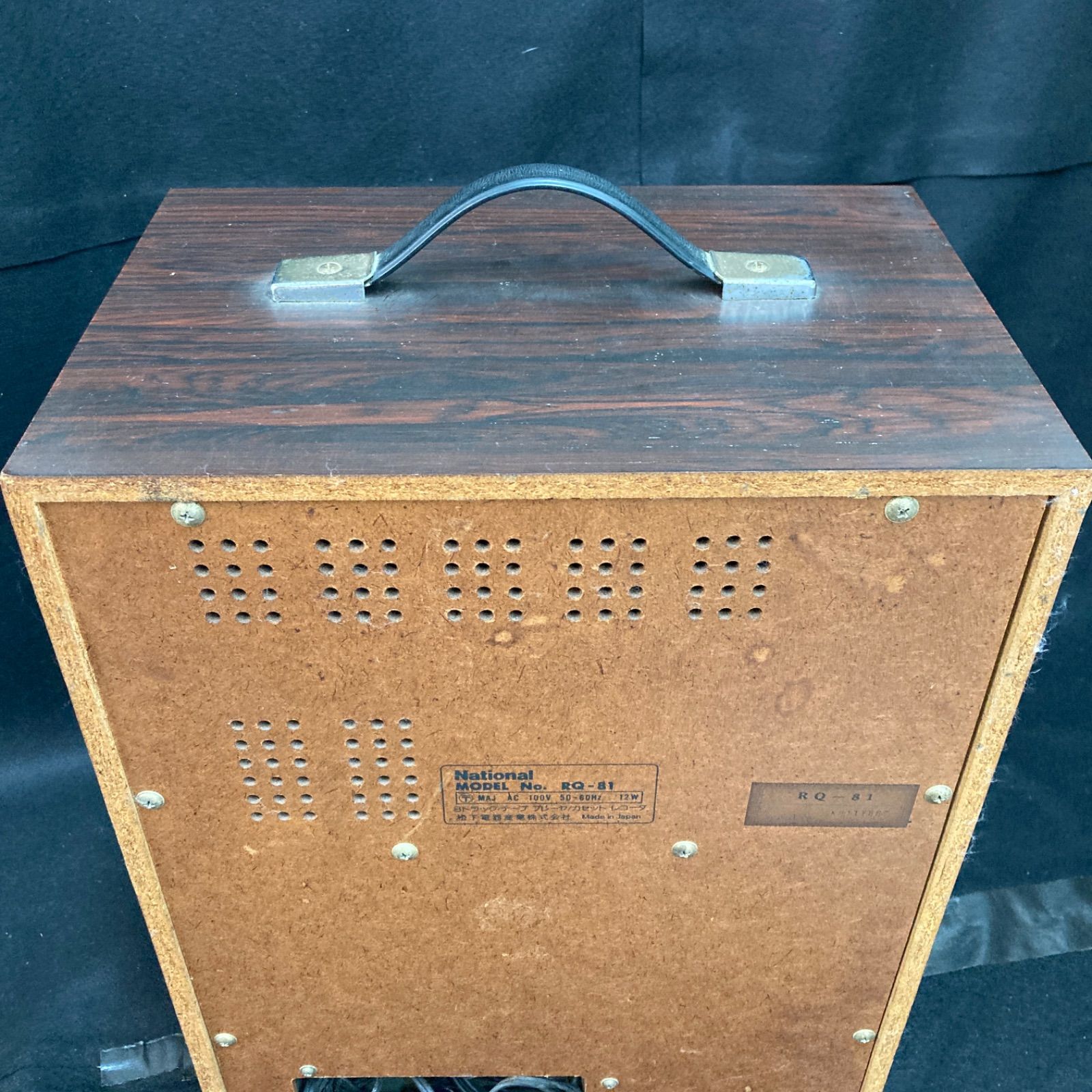 レア★ National 8トラックテーププレーヤ カセットレコーダ RQ-81 ナショナル 8トラック テーププレーヤー カセットレコーダー RQ