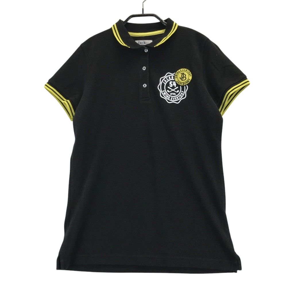 サイズ：2 JACK BUNNY ジャックバニー  半袖ポロシャツ  ブラック系 [240101419794] ゴルフウェア レディース ストスト