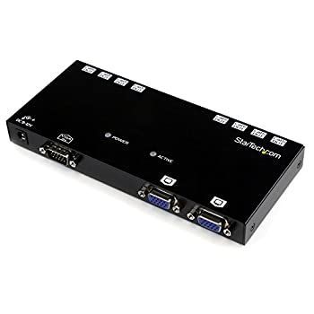 【中古】(非常に良い)StarTech.com Cat5ケーブル対応8ポートVGAディスプレイエクステンダー延長器(送信機のみ) カテゴリ5 LANケーブルにて最大150m延長 最大8分配可能