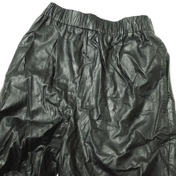 Ohotoro Leather Short Pants フェイクレザーパンツ H BEAUTY&YOUTH エイチ ビューティーアンドユース 日本製 FAKE