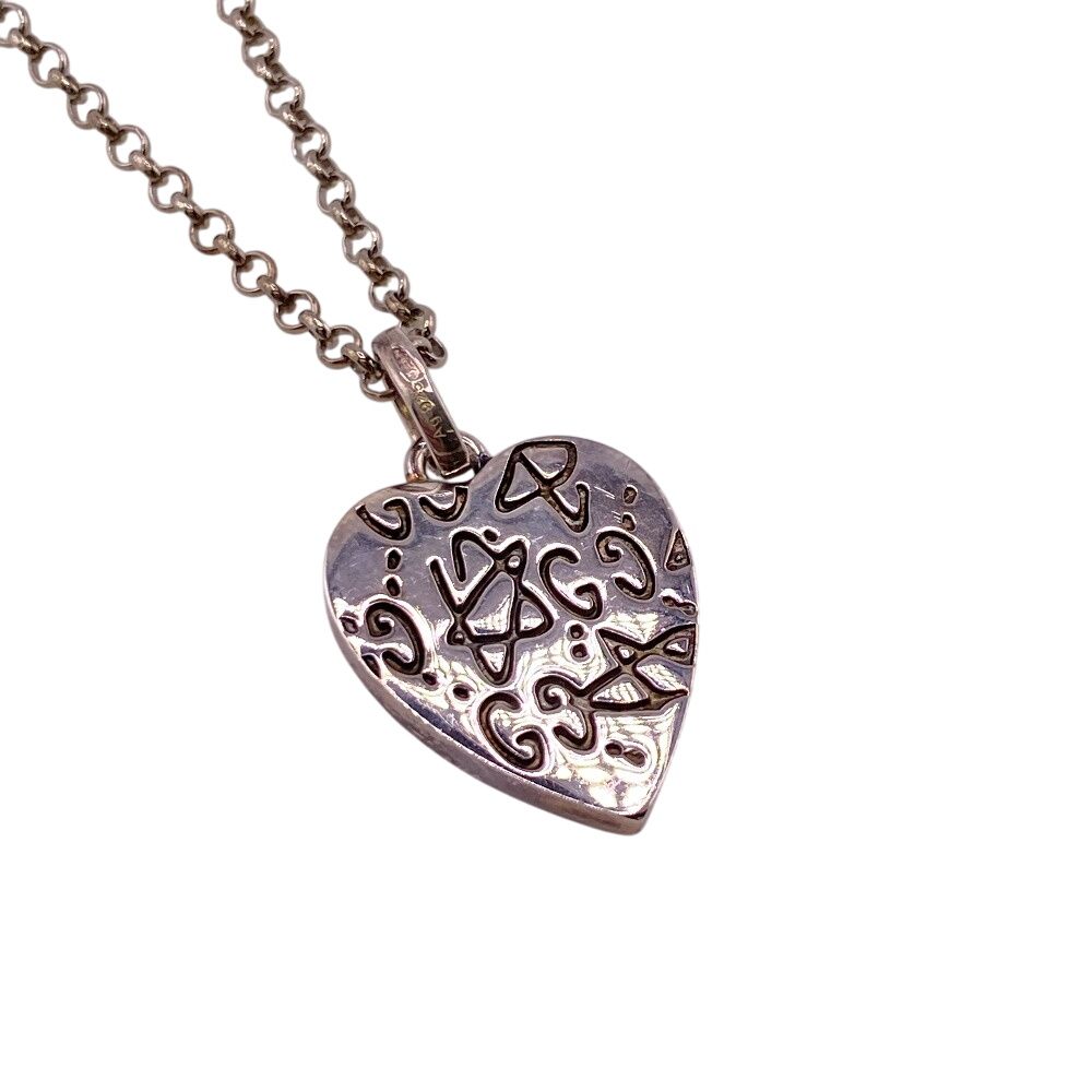 美品　GUCCI グッチ ゴースト プレート ハート ネックレス　正規品　箱袋付 楽天市場】【ジュエリー】【新品仕上げ済】GUCCI グッチ