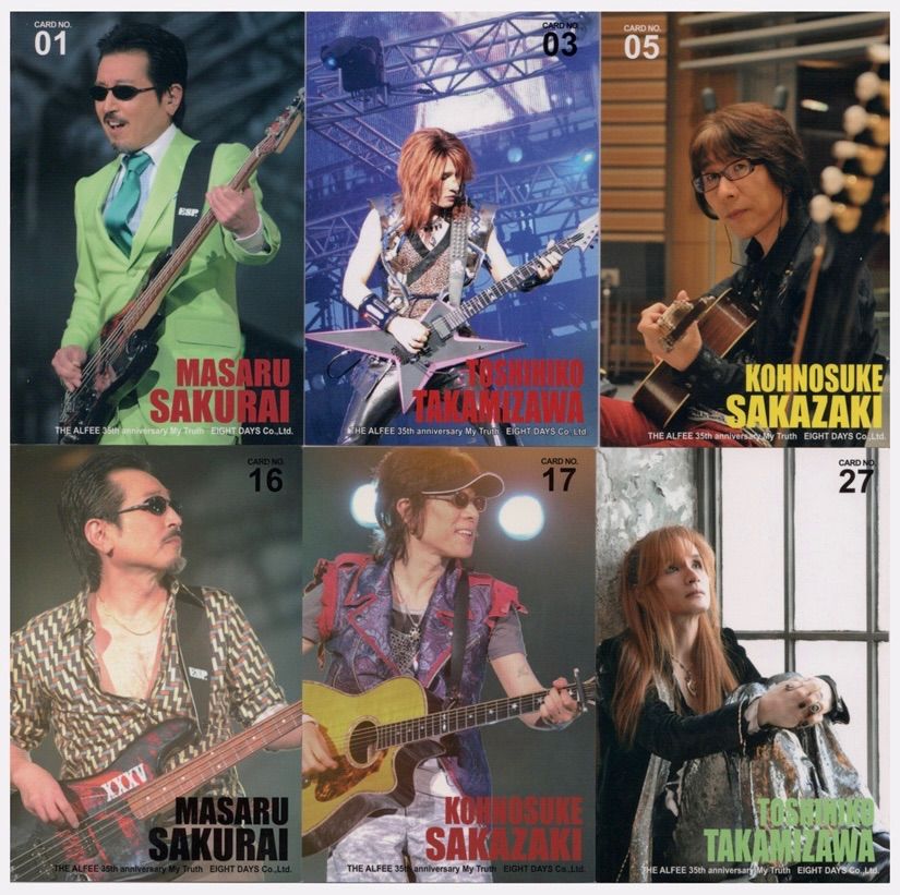 THE ALFEE 2009年 My Truthツアートレカ30枚セット THE ALFEE 2009年 My Truthツアートレカ30枚セット Yahoo