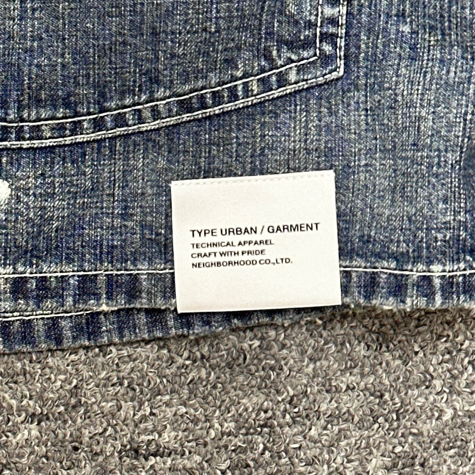 参考上代50600円 NEIGHBORHOOD 24AW WASHED COVERALL JACKET
