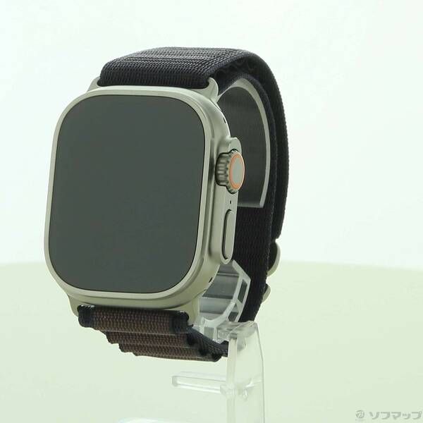 〔 品〕 Apple Watch Ultra 2 GPS Cellular 49mm チタニウムケース インディゴアルパインループ 305
