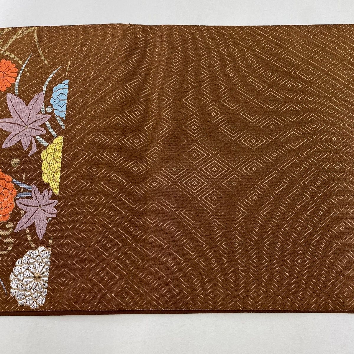 袋帯88 平和屋着物○六通柄袋帯 唐織 大和夢文様 金糸 引箔 正絹 逸品