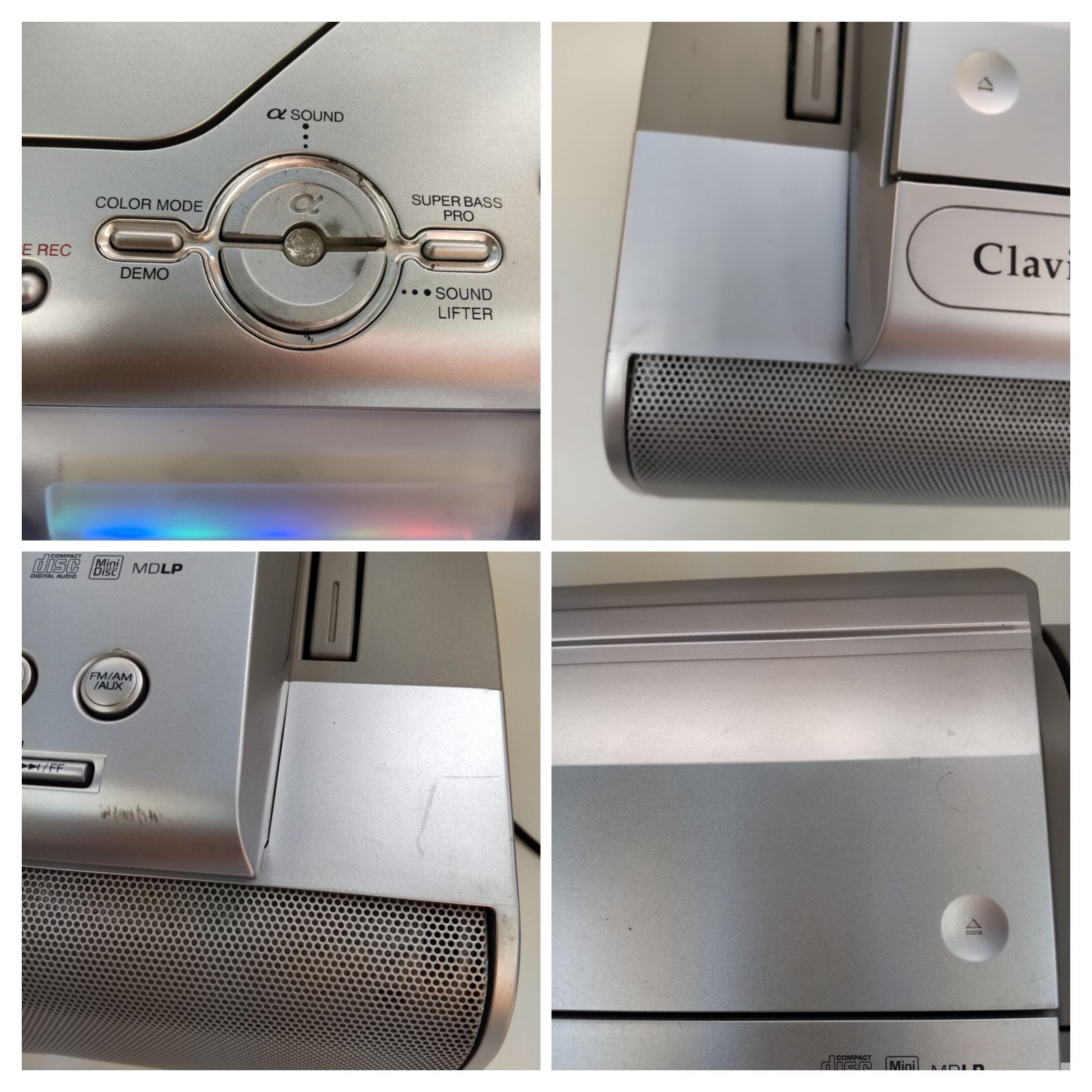 VICTOR ビクター CD MD ラジカセ Clavia クラビア RC-L1MD-S 2005年製