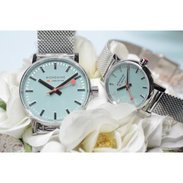モンディーン MONDAINE 腕時計 エヴォ2 ペアウオッチ スイス鉄道時計