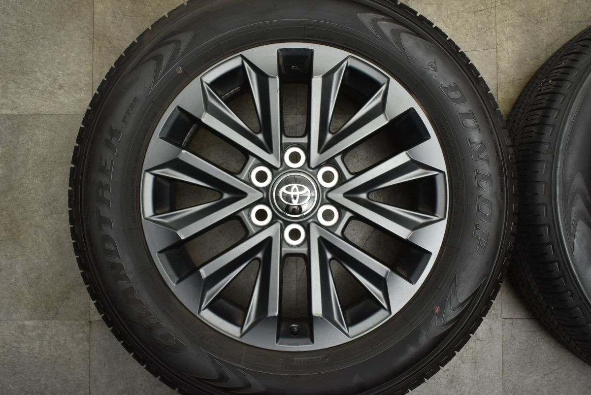 ランドクルーザー250 ZX 純正タイヤ 265/60R20 1本　送料込み 2024年製 バリ溝】トヨタ ランドクルーザー 250 ZX 純正 20in 7.5J +60