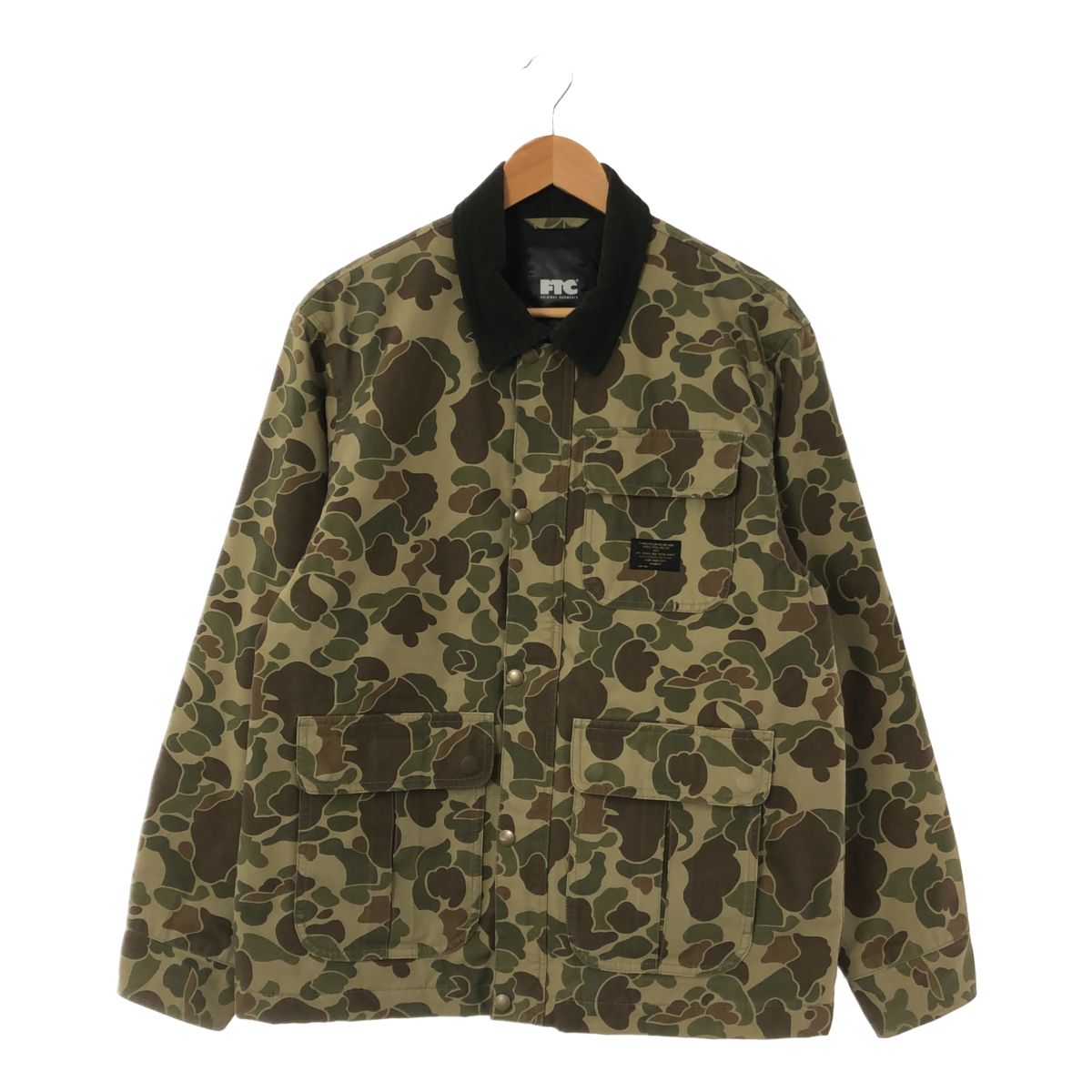 新入荷 FTC 浮腫ま 迷彩柄 XL カバーオール ジャケット・アウター