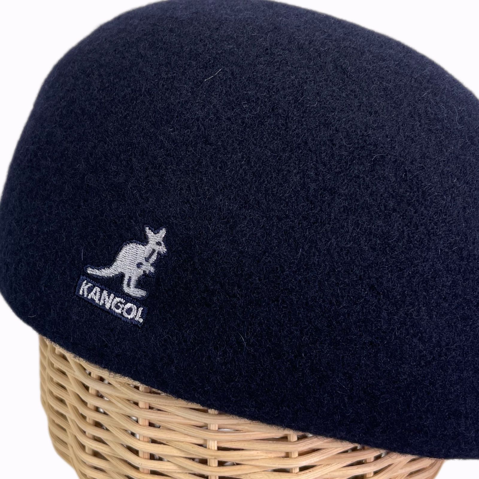 ファイナルセール KANGOL 507 ウール素材 ハンチング ネイビー系