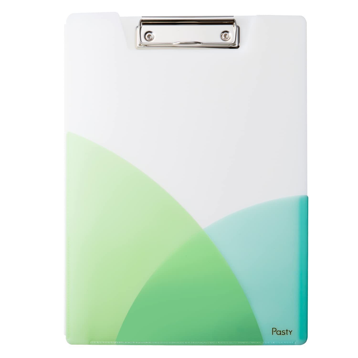 売切注意 お急ぎ下さい Pasty クリップファイル A4 クリップボード マスカットグリーン プラス FL-601CP PLUS プラス 98-895