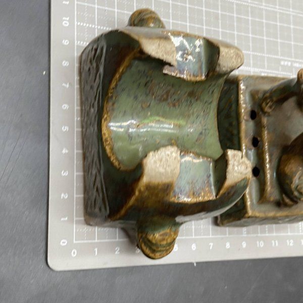 G329 香炉 獅子陶器 陶芸 置物 香道具 茶道具 香道具 香炉 四つ足 陶器