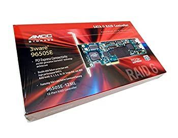 【中古】(非常に良い)LSIロジック 3ware PCI Express対応 内部12ポート 3Gb/s SATA RAIDコントローラー 9650SE-12ML KIT