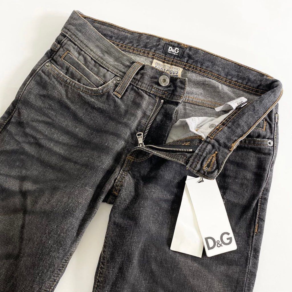 DOLCE＆GABBANAドルガバ ブラックデニム（ダークグレー） サイズ44 