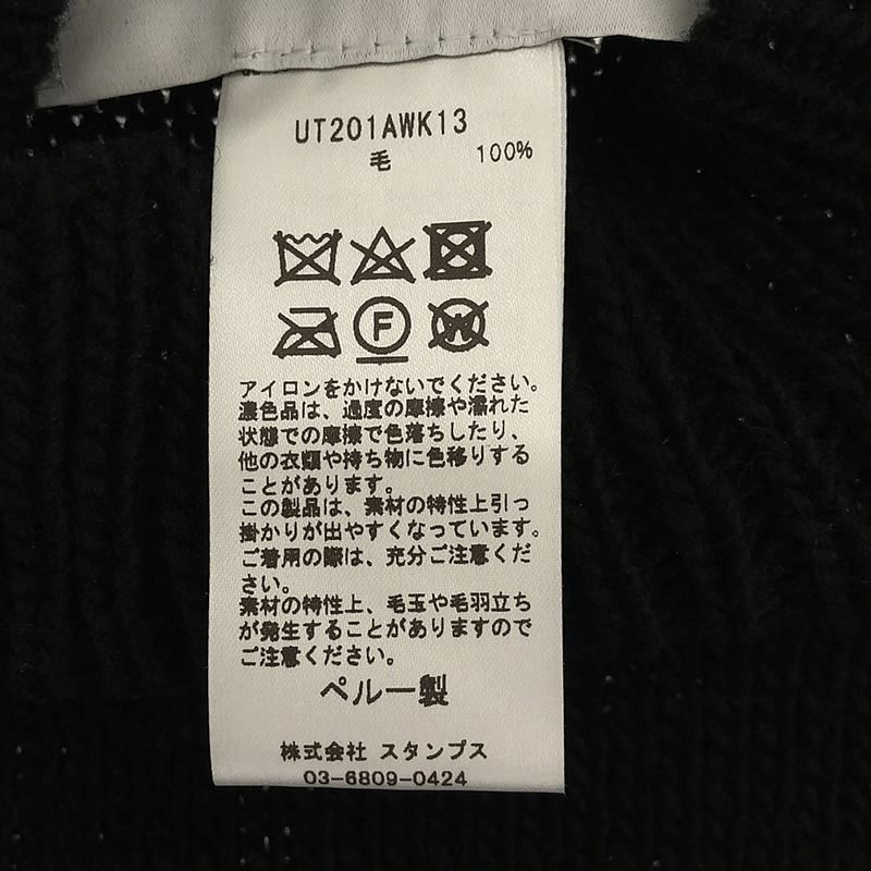 utilite / ユティリテ | ウール ニット ベスト | ブラック | レディース utilite / ユティリテ | ウール ニット ベスト | - メルカリ