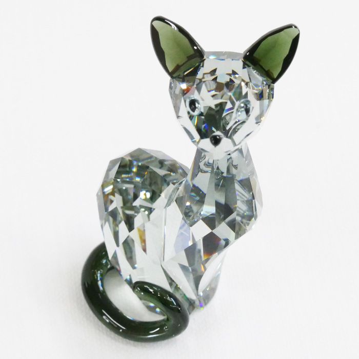 全信頼を寄せる SWAROVSKI スワロフスキー オブジェ イネス ハウスオブキャット 彫刻+オブジェ