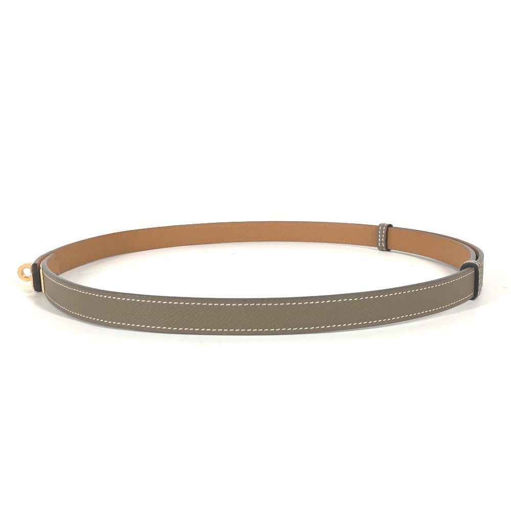 エルメス　ケリーベルト　グレー　シルバー　エトゥープ HERMES エルメス ベルト ケリーベルト エプソン エトゥープ グレー