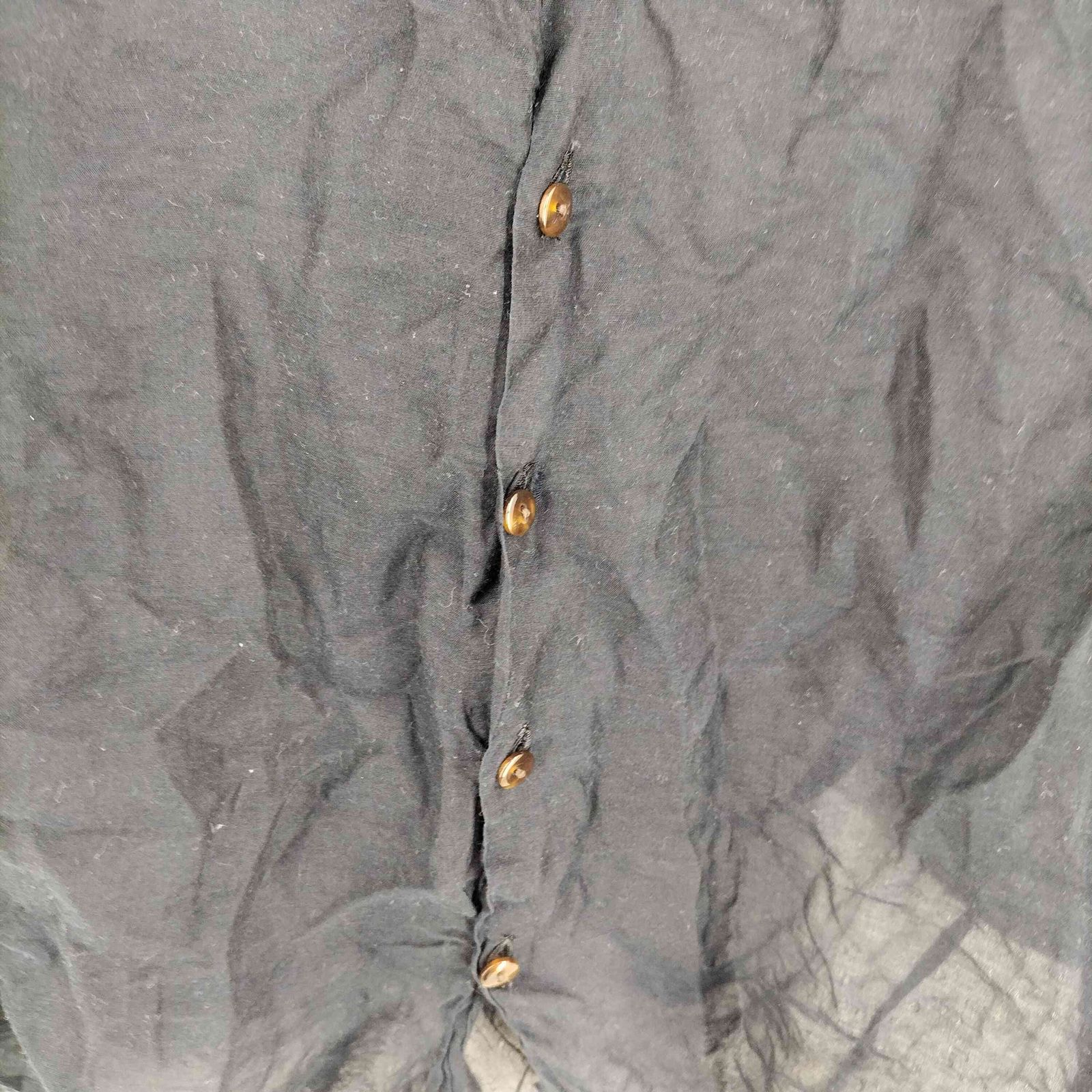 ウーア Uhr Sheer Gathered Blouse シアーギャザーブラウス