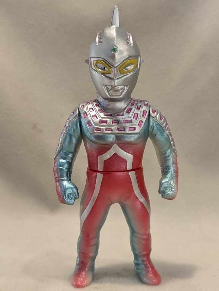 MAXTOY ミニソフビ怪獣倉庫シリーズ ウルトラセブン 蓄光成型/銀