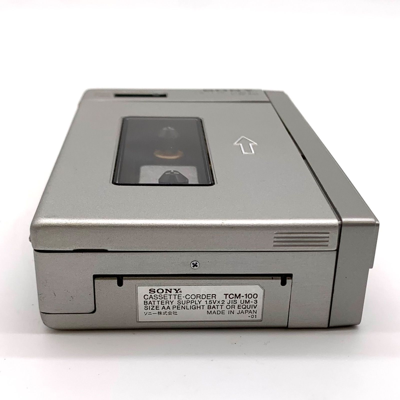 【全品送料無料】 動作未確認】SONY カセットレコーダー TCM-100 - メルカリ ポータブルプレーヤー