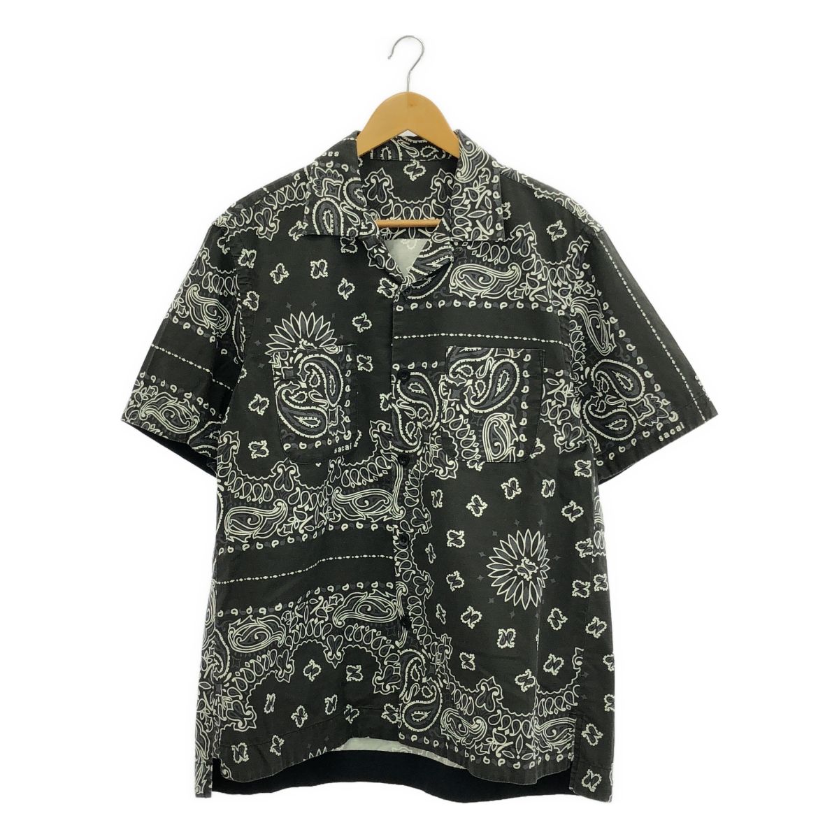 sacai / サカイ | 2022SS | Bandana Print Shirt / バンダナ