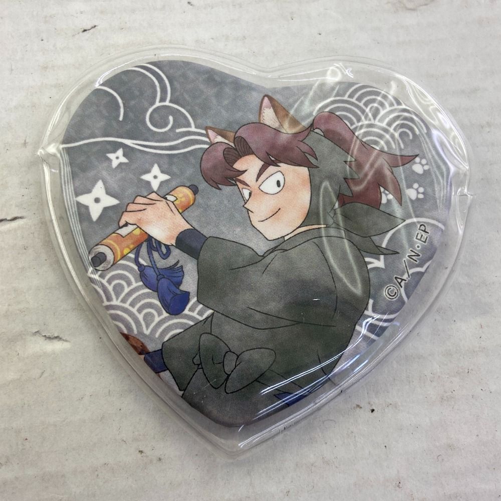 忍たま ナンジャ ハート缶バッジ 山田利吉 忍たま乱太郎 ナンジャタウン 山田利吉 ハート 缶バッジ 10個