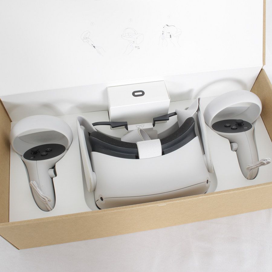 Oculus Quest2 128GB VR ヘッドマウントディスプレイ ヘッドセット オキュラスクエスト2 899-00183-02 Meta メタ  本体 - メルカリ