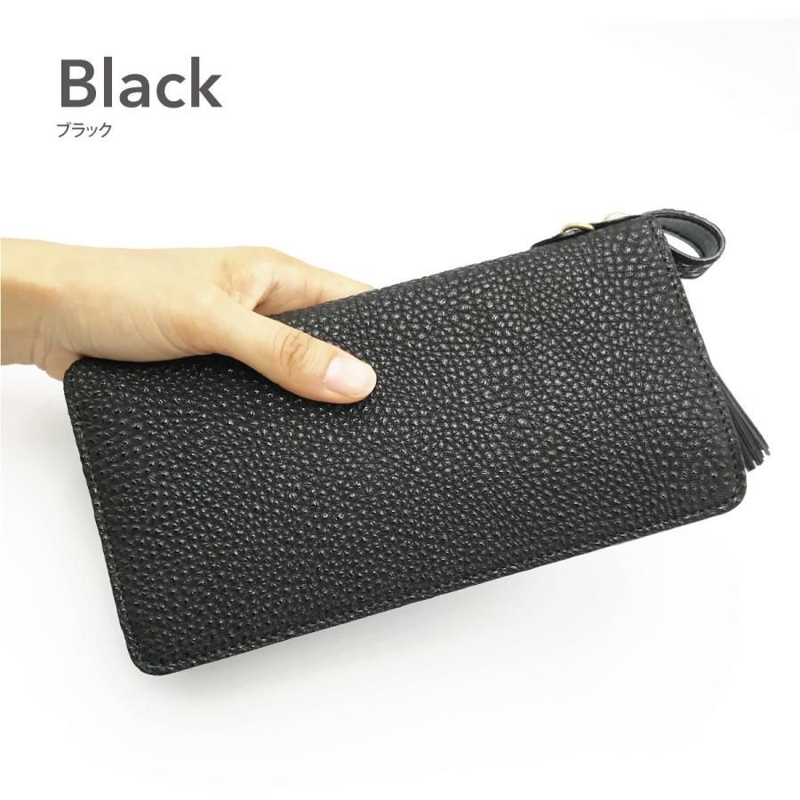 長財布 姫路黒桟革財布