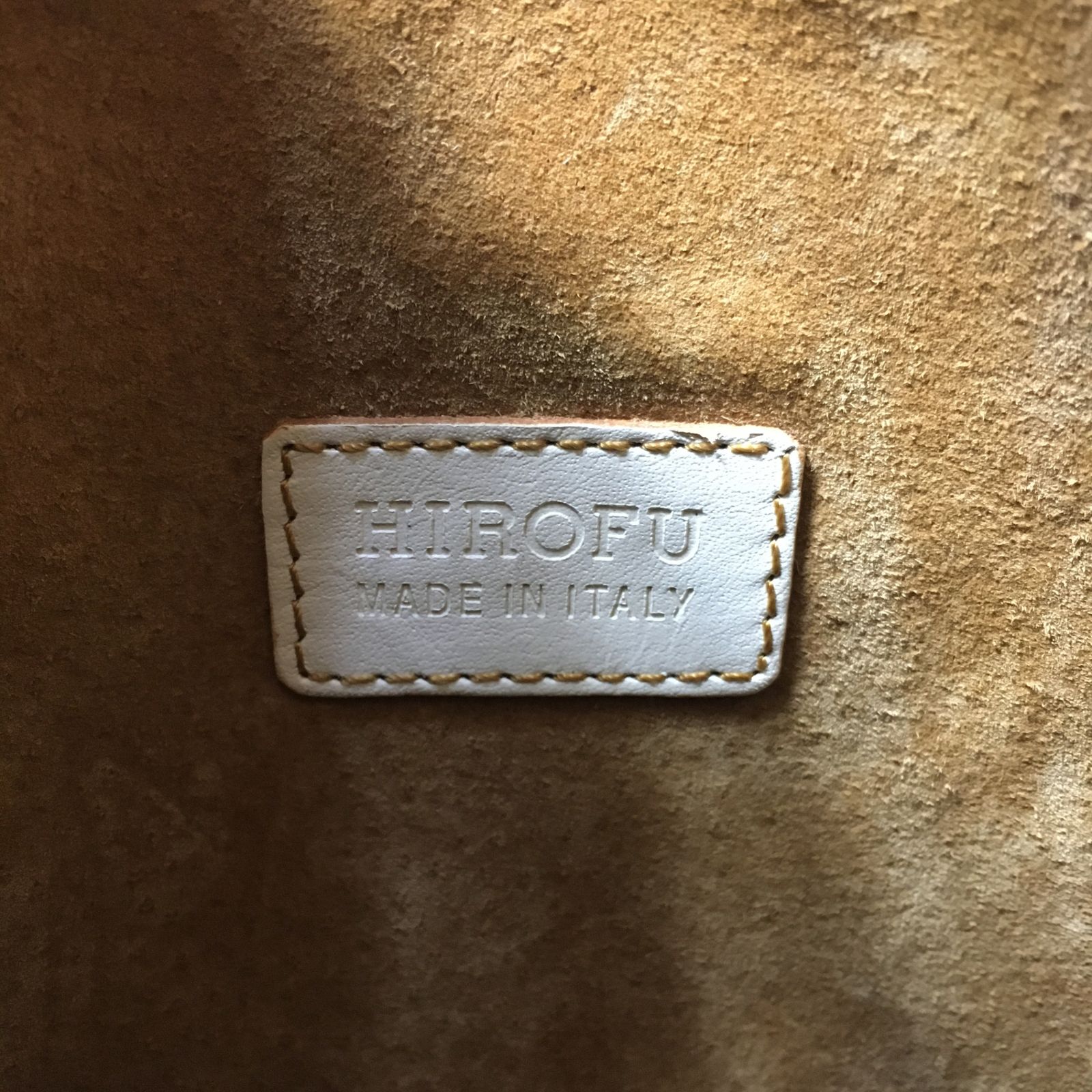 2506-72｜美品｜ヒロフ 2WAY ショルダーバッグ レザー ホワイト 2506-72｜美品｜ヒロフ 2WAY ショルダーバッグ レザー ホワイト