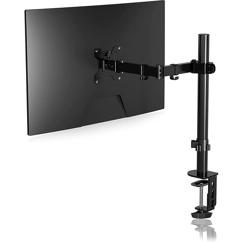 Pholiten モニターアーム PC モニター アーム 多軸液晶ディスプレイ アーム VESA 75*75/100*100MM 17～27インチ10KG以内のモニターに対応 MD97421