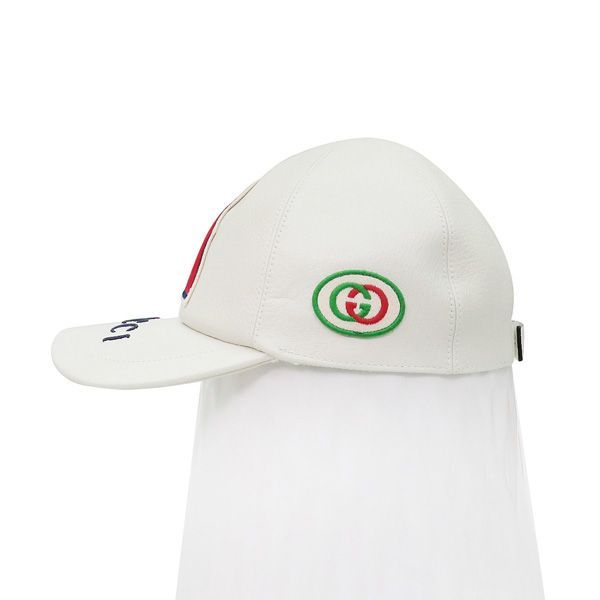 グッチ　キャップGUCCI 美品 GUCCI グッチ × MLB LAエンゼルス コラボ 713786 インター