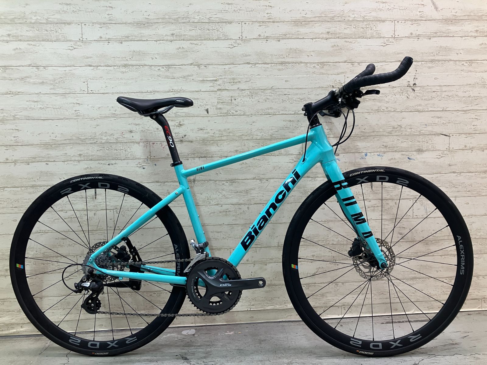 値下げ大特価!! BIANCHI ROMA3 CUSTOM 2021 DISC SHIMANO CLARIS