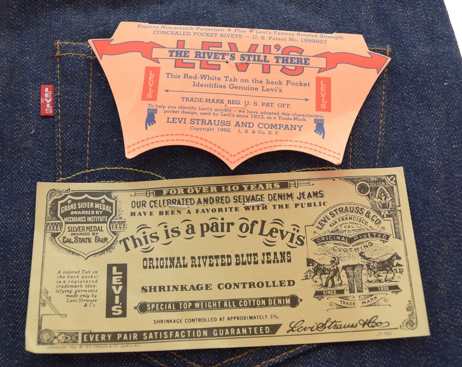 リーバイス Levi's 50S-XX DEAD STOCK デッドストック 日本製 復刻 99