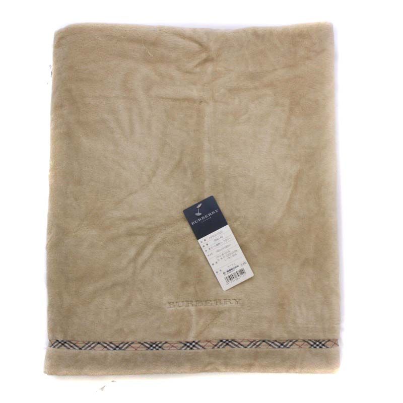 BURBERRY バーバリー　シール織　綿ハーフケット　ベージュ　ノバチェック ☆新品 バーバリー【BURBERRY】綿 ハーフケット ノバチェック