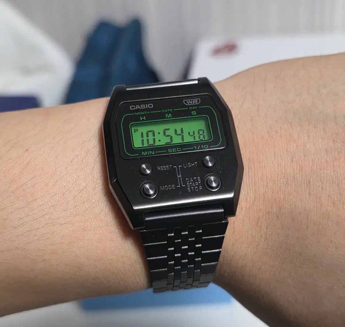 CASIO カシオ レトロ 時計 A1100B ー 1