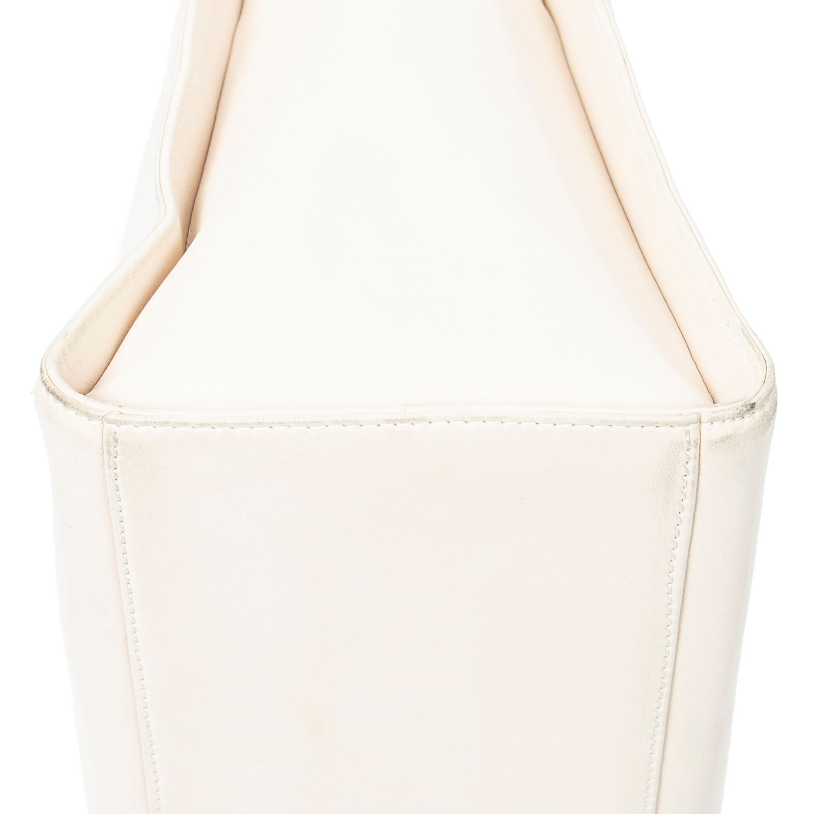 LOEWE ロエベアナグラムジップトップハンドルベージュスムースカーフスキンレザーAB