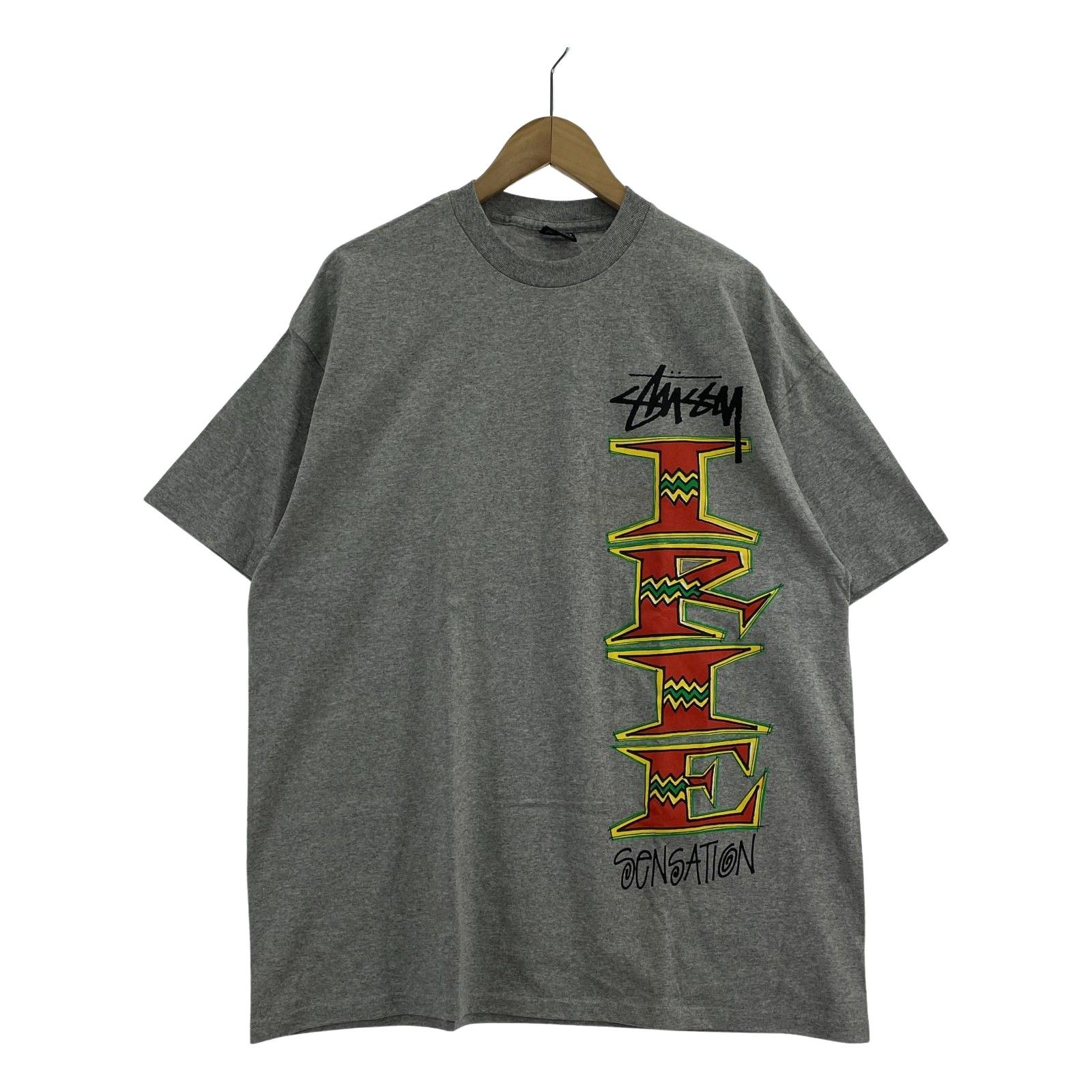 STUSSY　IRIE Sensation Tシャツ　グレー　XL