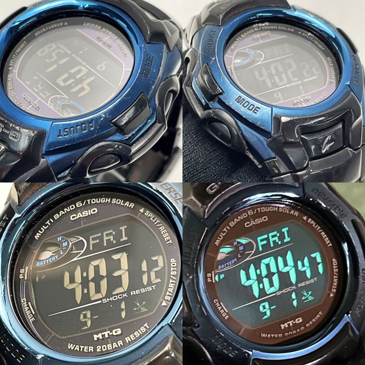 CASIO カシオ G-SHOCK MTG-M900BD-2JF ブラック×ブルー 電波